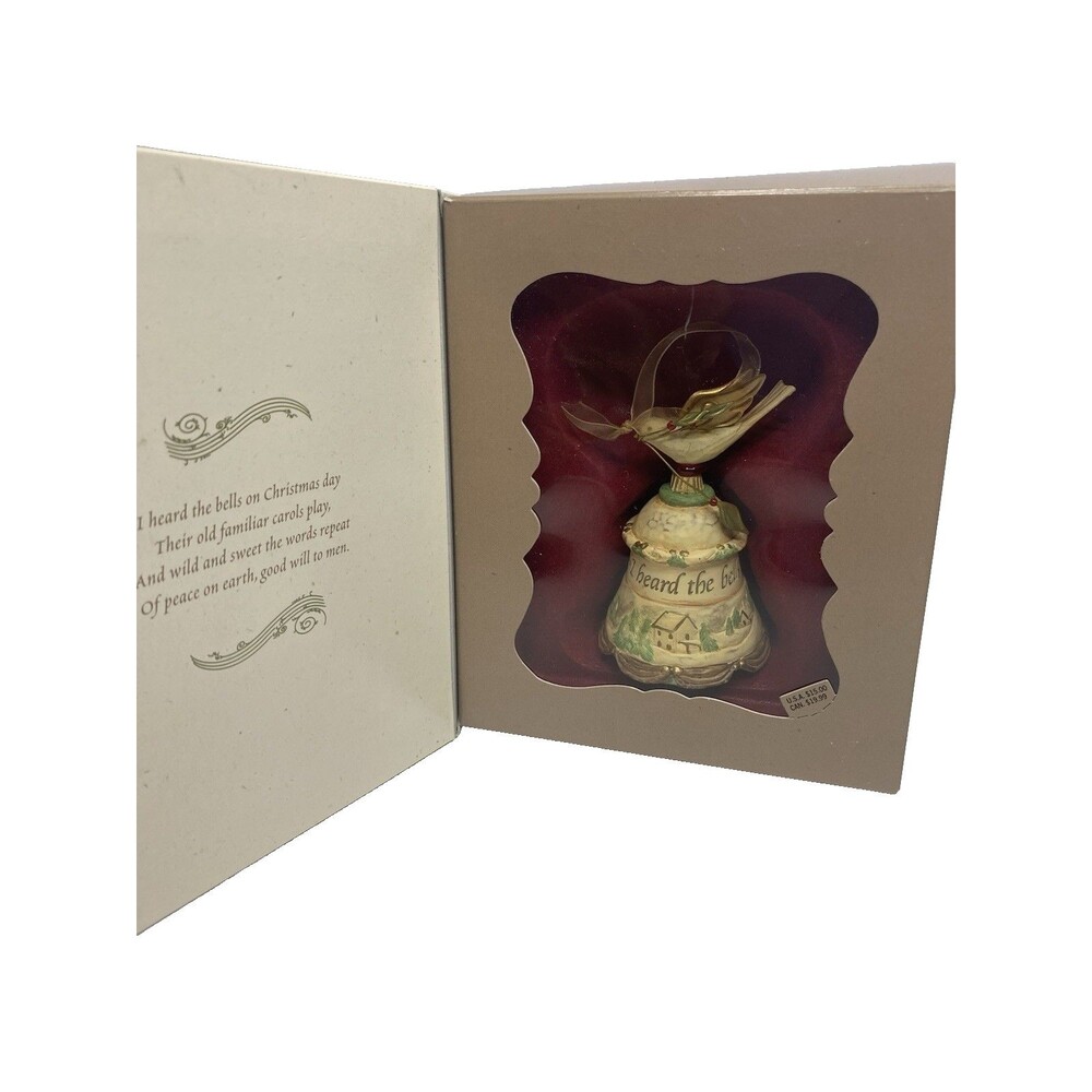 Hallmark Keepsake I Heard the Bells on Christmas Day Ornament Yuletide Harmony